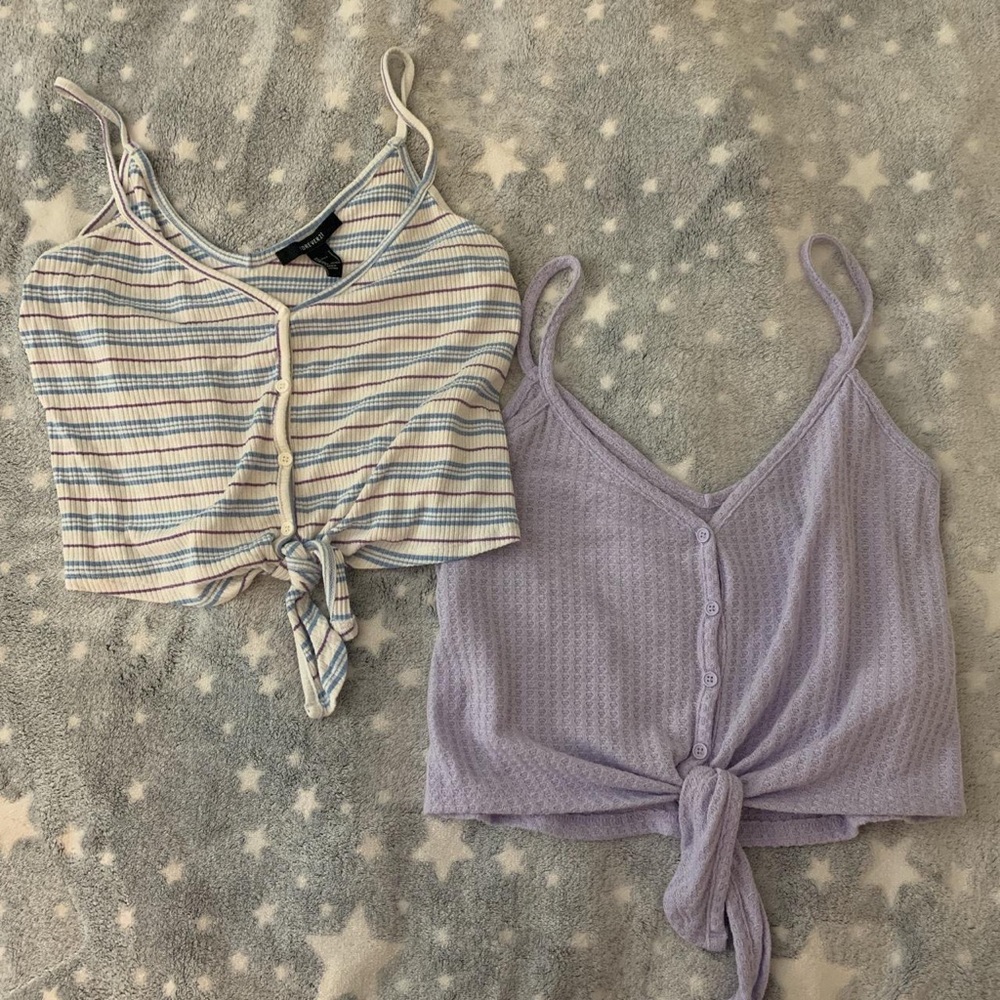 Forever 21 cropped tank bundle